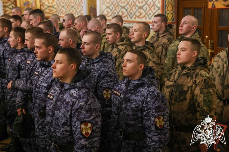 В главном храме Росгвардии состоялось богослужение, посвящённое дню войск национальной гвардии 