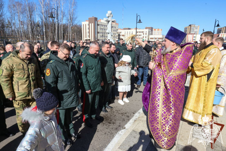 В главном храме Росгвардии состоялось богослужение, посвящённое дню войск национальной гвардии 