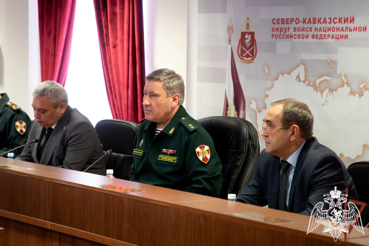 Состоялось заседание оперативного штаба Северо-Кавказского округа Росгвардии