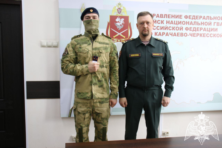 Торжественное мероприятие по случаю Дня войск национально гвардии Российской Федерации прошло в Карачаево-Черкесии