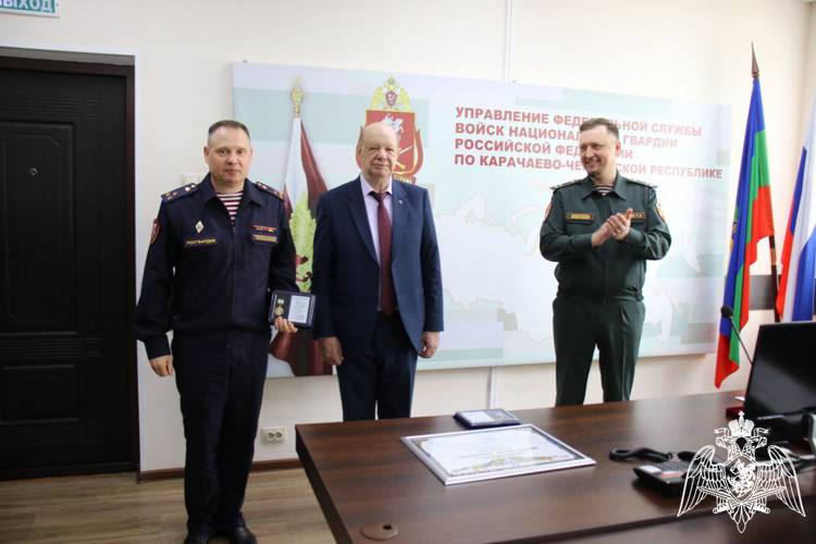 Торжественное мероприятие по случаю Дня войск национально гвардии Российской Федерации прошло в Карачаево-Черкесии