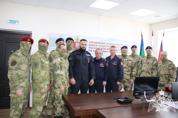 Торжественное мероприятие по случаю Дня войск национально гвардии Российской Федерации прошло в Карачаево-Черкесии