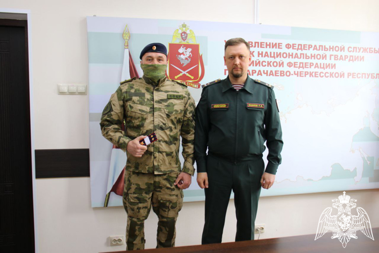 Торжественное мероприятие по случаю Дня войск национально гвардии Российской Федерации прошло в Карачаево-Черкесии