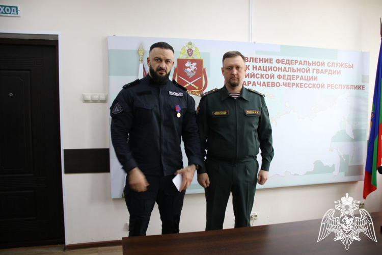 Торжественное мероприятие по случаю Дня войск национально гвардии Российской Федерации прошло в Карачаево-Черкесии
