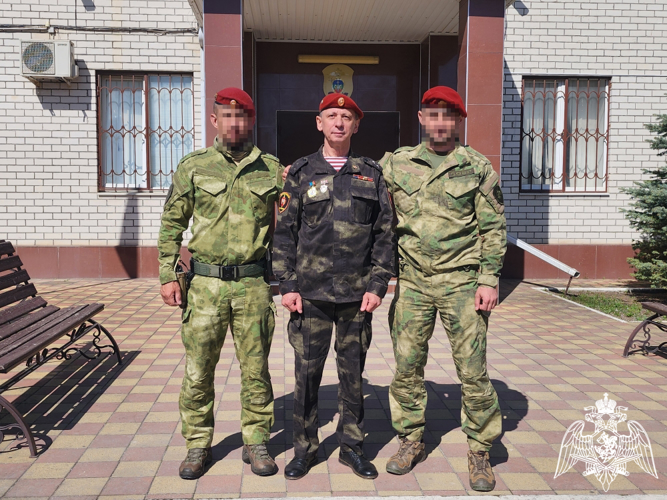 Сотрудников СОБР «Клинок» Росгвардии поздравили с годовщиной образования отряда 