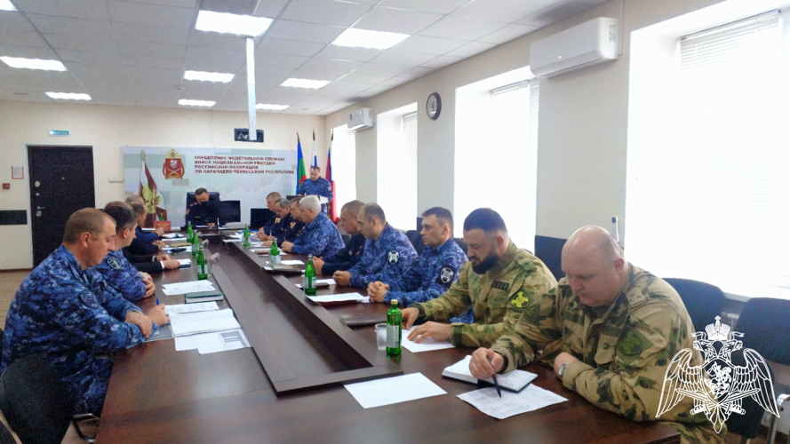 В Управлении Росгвардии по Карачаево-Черкесской Республике состоялось заседание оперативного штаба 