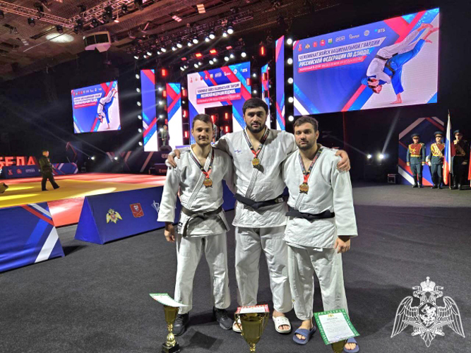 Росгвардеец Карачаево-Черкесии стал золотым призером чемпионата войск национальной гвардии Российской Федерации по дзюдо 