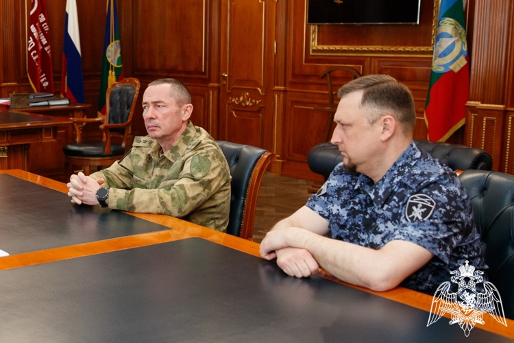 Командующий Северо-Кавказским округом Росгвардии встретился с главой Карачаево-Черкесии