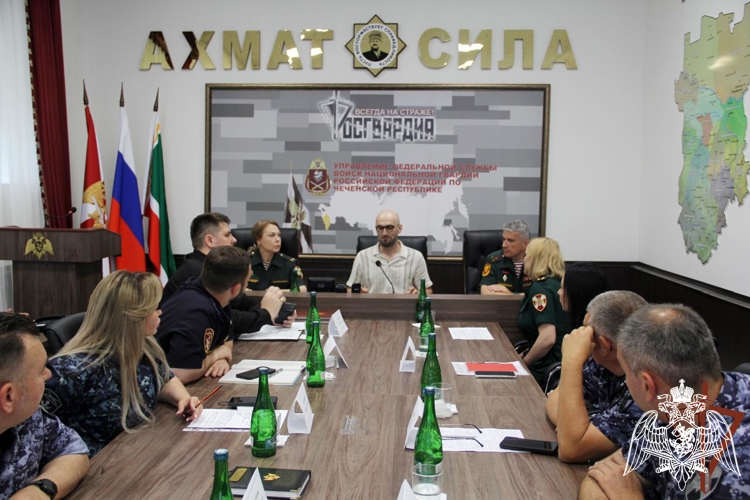 В Грозном прошел учебно-методический сбор начальников пресс-служб Северо-Кавказского округа Росгвардии