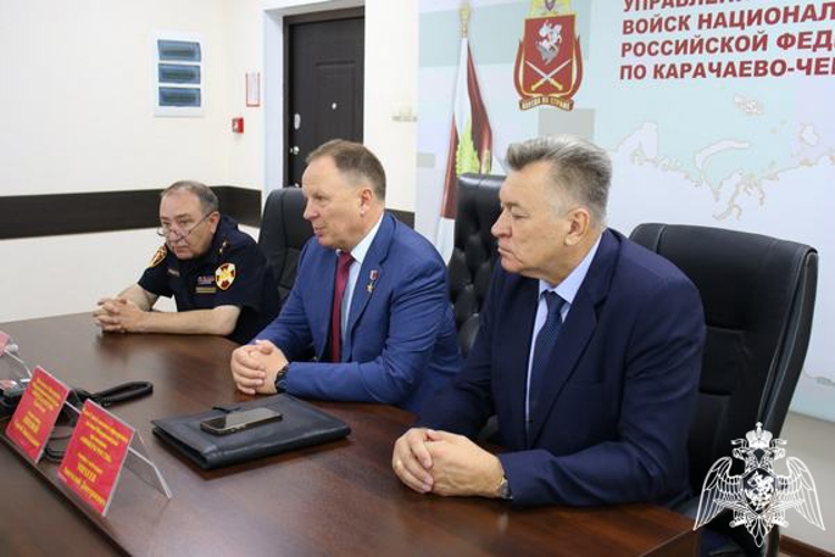 В Управлении Росгвардии по Карачаево-Черкесии состоялась встреча с представителями общероссийской организации «Офицеры России» 