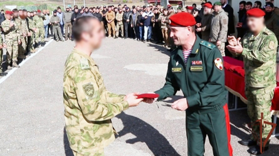 Испытания на право ношения крапового берета прошли в Северо-Кавказском округе Росгвардии