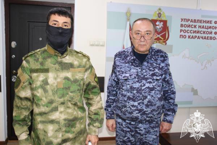 В  Карачаево-Черкесии отметили годовщину образования территориального управления Росгвардии 