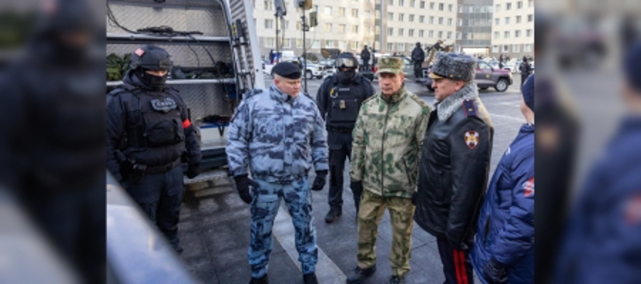 Директор Росгвардии генерал армии Виктор Золотов проверил организацию службы в столичном главке Росгвардии