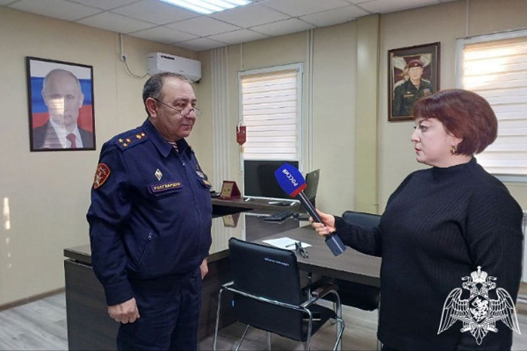 Ведомственная телерубрика « В гостях у Росгвардии» продолжается в Карачаево-Черкесии