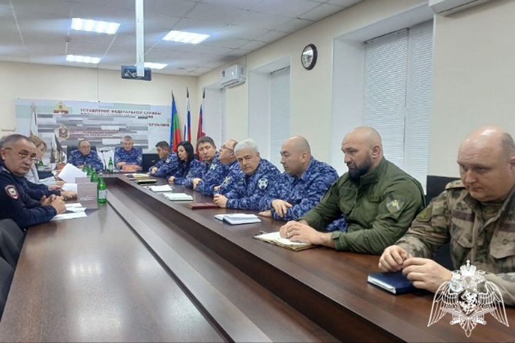 Заседание оперативного штаба прошло в Управлении Росгвардии по Карачаево-Черкесской Республике