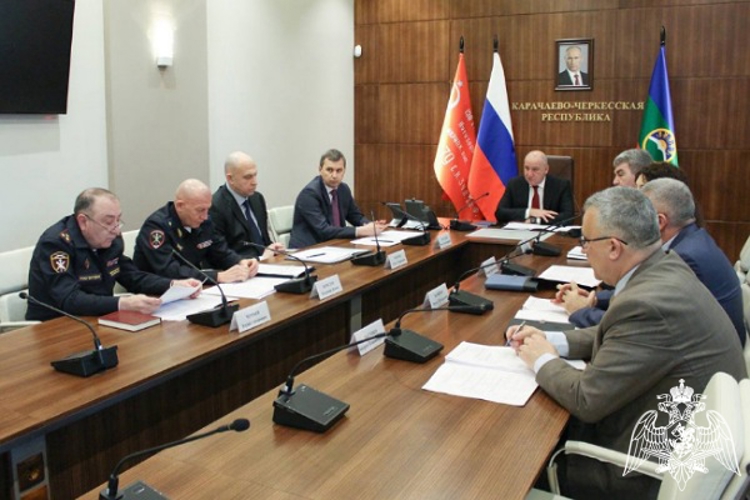 Заместитель начальника Управления Росгвардии по Карачаево-Черкесской Республике принял участие  в заседании Государственного антинаркотического комитета 