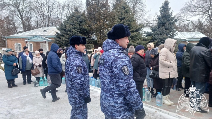 В Карачаево-Черкесии росгвардейцы приняли участие в охране общественного порядка в Крещение Господне