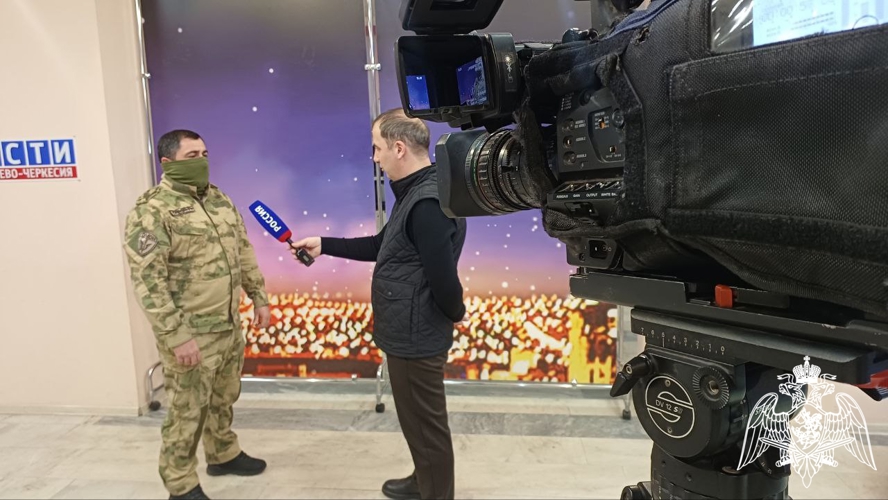 В Карачаево-Черкесии продолжается ведомственная телерубрика «В гостях у Росгвардии»