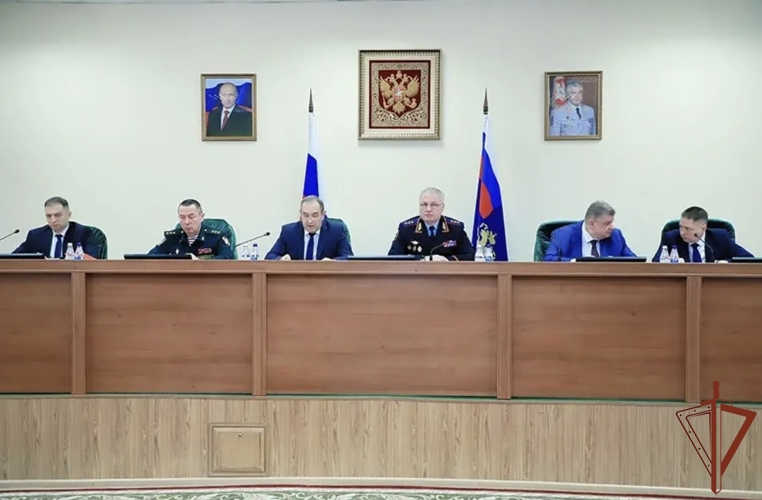 Командующий Северо-Кавказским округом Росгвардии принял участие в заседании коллегии ГУ МВД России по СКФО