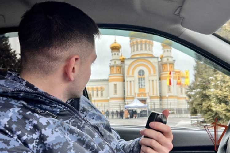 В Северо-Кавказском округе росгвардейцы обеспечили правопорядок в Крещение Господне