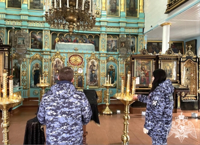 Сотрудники Росгвардии Карачаево-Черкесии помолились о здравии сослуживцев в праздник Иверской иконы Божией Матери