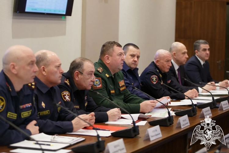 Офицер Росгвардии принял участие в заседании регионального Оперативного штаба 