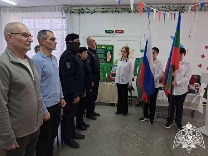 В Карачаево-Черкесии росгвардейцы приняли участие в закрытии месячника оборонно-массовой и военно-патриотической работы