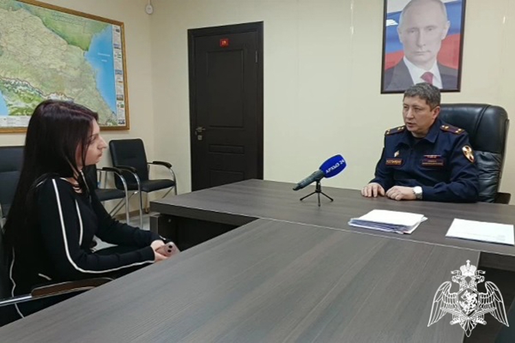 В Карачаево-Черкесии продолжается телерубрика «В гостях у Росгвардии»