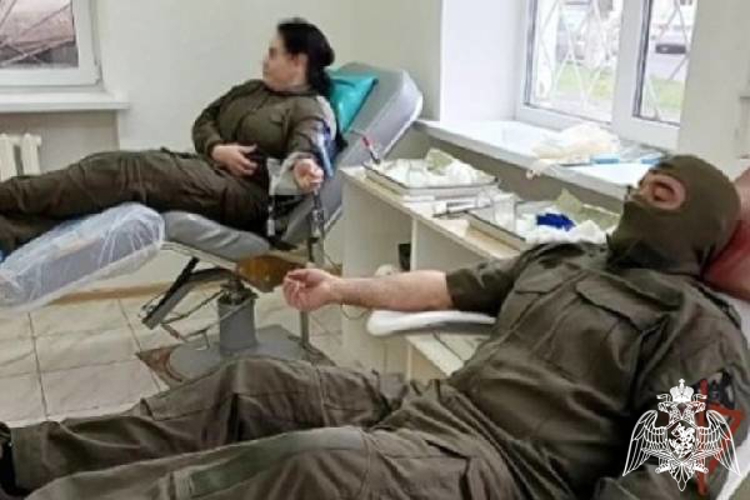 Сотрудники Росгвардии присоединились к ведомственной донорской акции в Карачаево-Черкесии