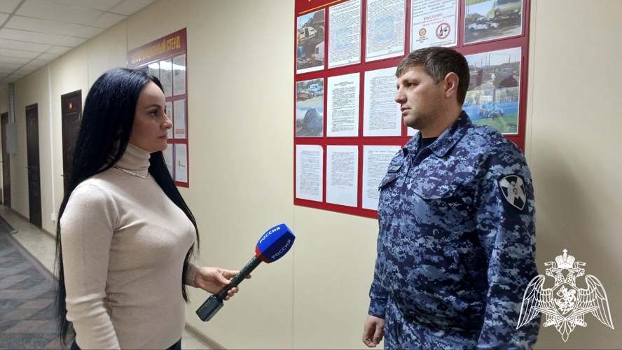 Телерубрика «В гостях у Росгвардии» продолжается в Карачаево-Черкесии 