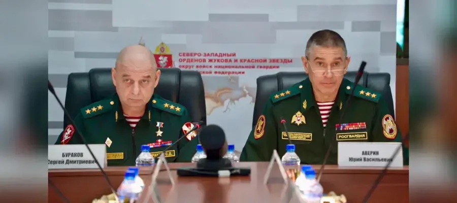 Генерал-полковник Юрий Аверин принял участие в заседании Военного совета Северо-Западного округа Росгвардии