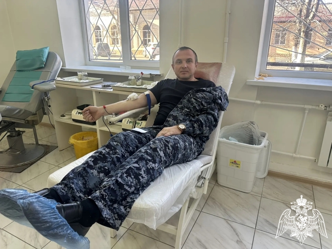 В Карачаево-Черкесии росгвардейцы приняли участие в акции «От сердца к сердцу»