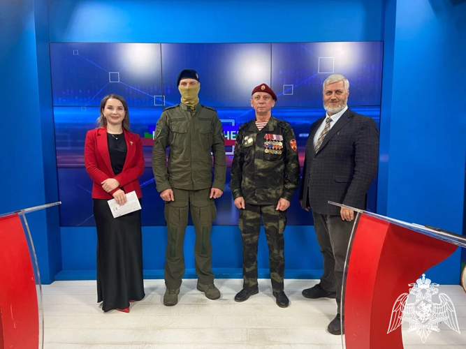 Представители Росгвардии стали участниками прямого эфира в Карачаево-Черкесии
