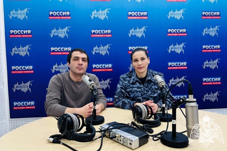 В Карачаево-Черкесии продолжается ведомственная радиорубрика «В эфире Росгвардия»