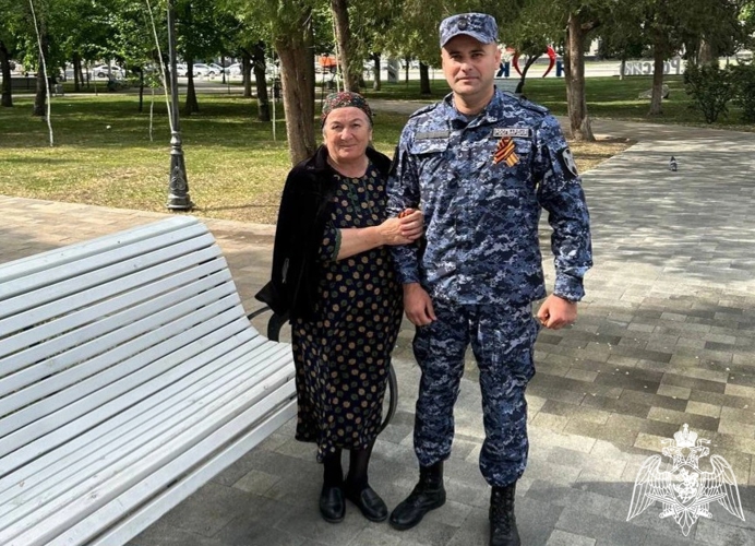Росгвардейцы присоединились к акции «Георгиевская ленточка» в Карачаево-Черкесии 