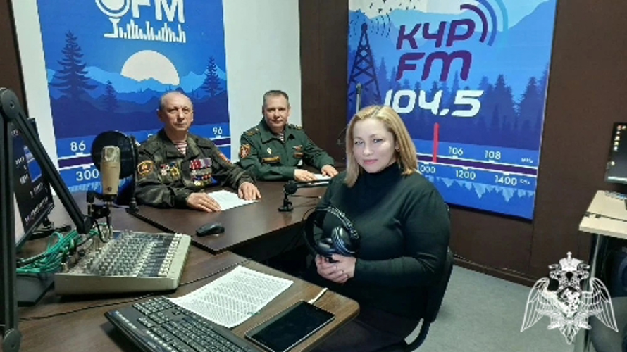 Радиорубрика « В эфире Росгвардия» продолжается в Карачаево-Черкесии