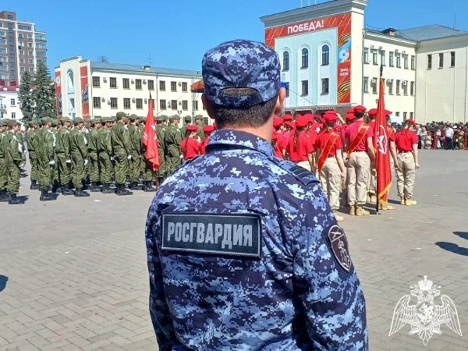 Сотрудники Росгвардии обеспечили  безопасность мероприятий в рамках Дня Победы