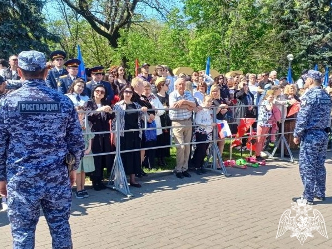 Сотрудники Росгвардии обеспечили  безопасность мероприятий в рамках Дня Победы