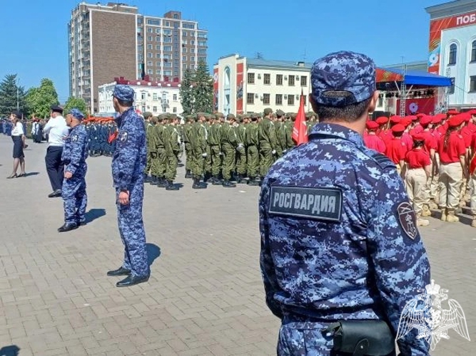 Сотрудники Росгвардии обеспечили  безопасность мероприятий в рамках Дня Победы