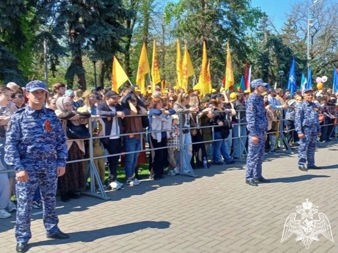 Сотрудники Росгвардии обеспечили  безопасность мероприятий в рамках Дня Победы