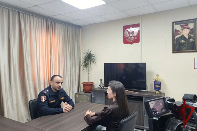В Карачаево-Черкесии продолжается ведомственная телерубрика «В гостях у Росгвардии»