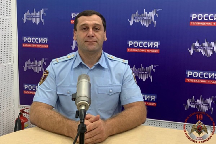 Офицер Росгвардии принял участие в радиоэфире