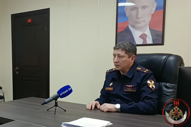 В Карачаево-Черкесии продолжает свою работу телерубрика «В гостях у Росгвардии» 
