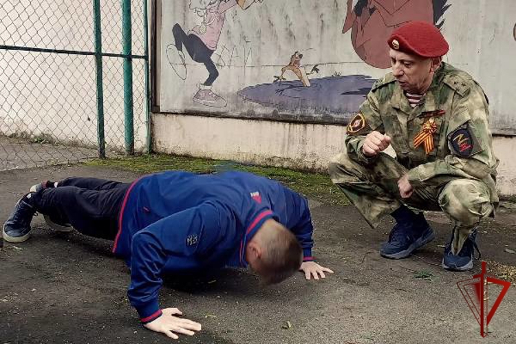 Спортивное мероприятие для воспитанников социального учреждения в Карачаево-Черкесии провели росгвардейцы