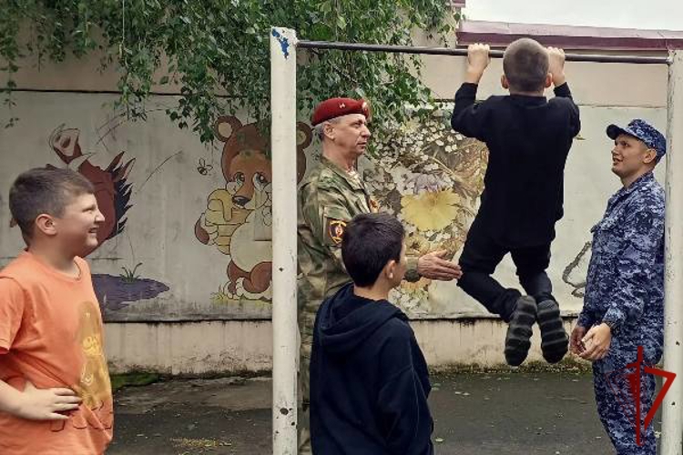 Спортивное мероприятие для воспитанников социального учреждения в Карачаево-Черкесии провели росгвардейцы