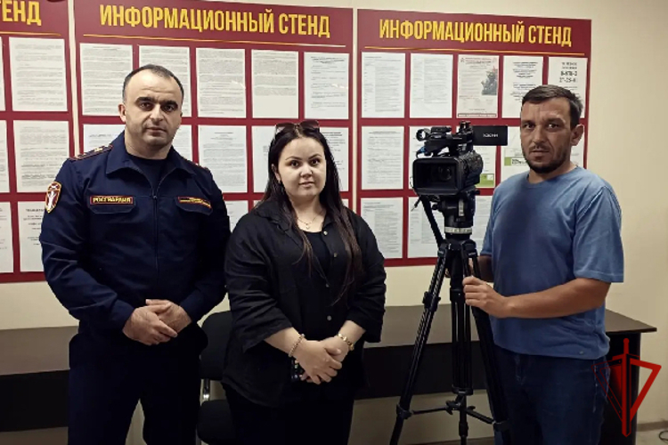  В Карачаево-Черкесии продолжает работу телерубрика «В гостях у Росгвардии»