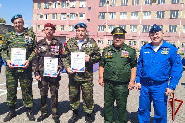 В Черкесске ветераны Росгвардии приняли участие в работе патриотического марафона «Отчизны верные сыны»