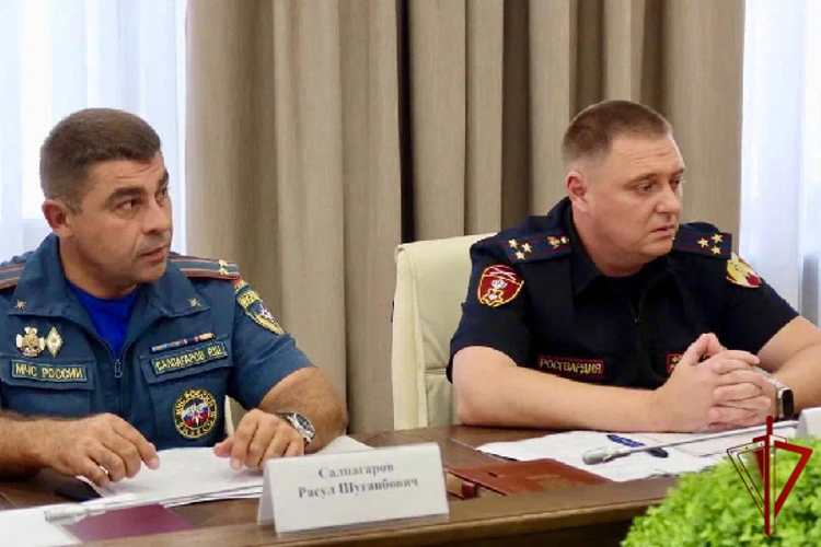 В Карачаево-Черкесии офицер Росгвардии принял участие в заседании Антитеррористической комиссии 