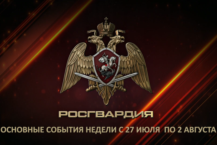 Ключевые события Росгвардии: итоги недели с 27 июля по 2 августа  