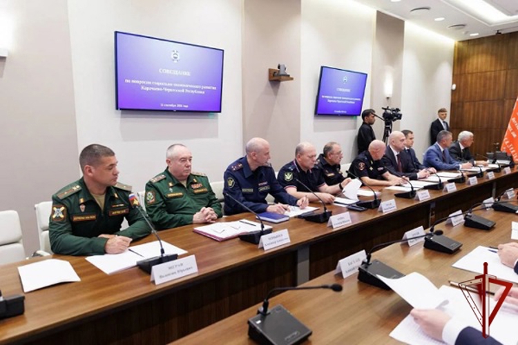 Начальник Управления Росгвардии по Карачаево-Черкесской Республике принял участие в правительственном совещании